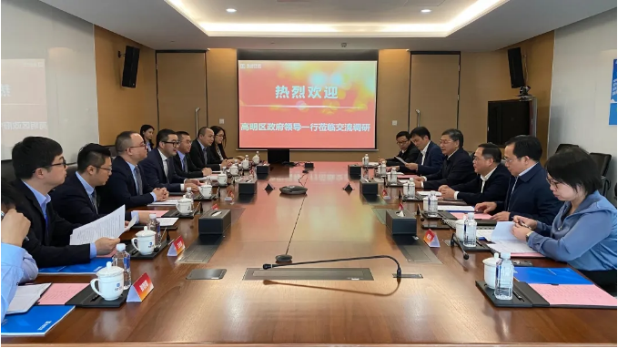 高明區區委書記楊永泰一行到今年會環境調研