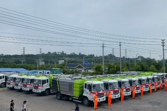 15天！今年會環境快速響應客戶需求，順利交付約3000萬元環衛裝備